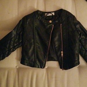 H&M girls biker jacket